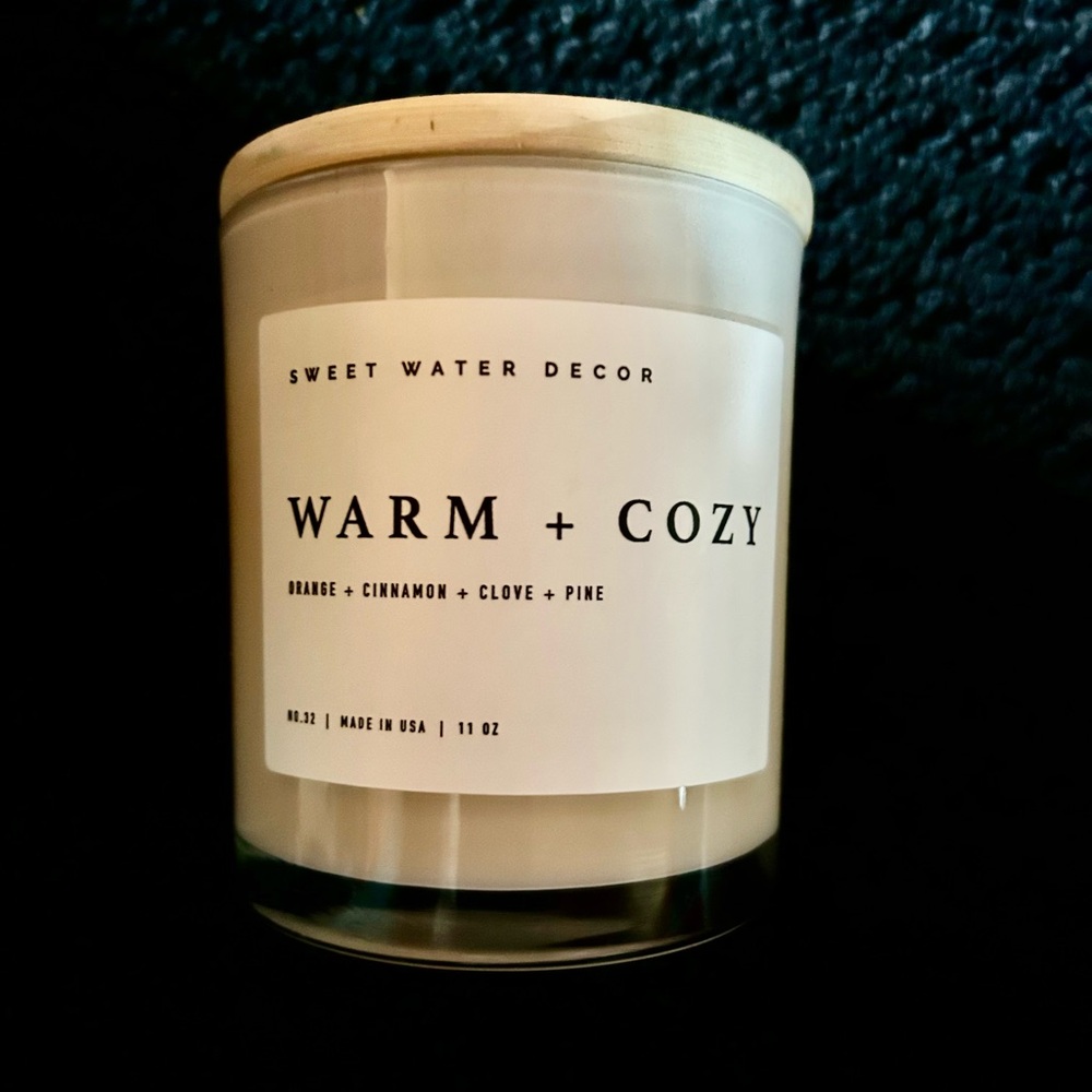 Sweet Water Decor Warm + Cozy Candle